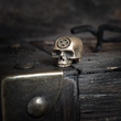 Load image into Gallery viewer, Tempus Fugit Skull Bead