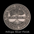 Load image into Gallery viewer, Carpe Diem Coin - Antique Silver (back)