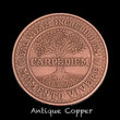 Load image into Gallery viewer, Carpe Diem Coin - Antique Copper (back)