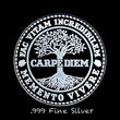 Load image into Gallery viewer, Carpe Diem Coin - .999 Fine Silver (back)