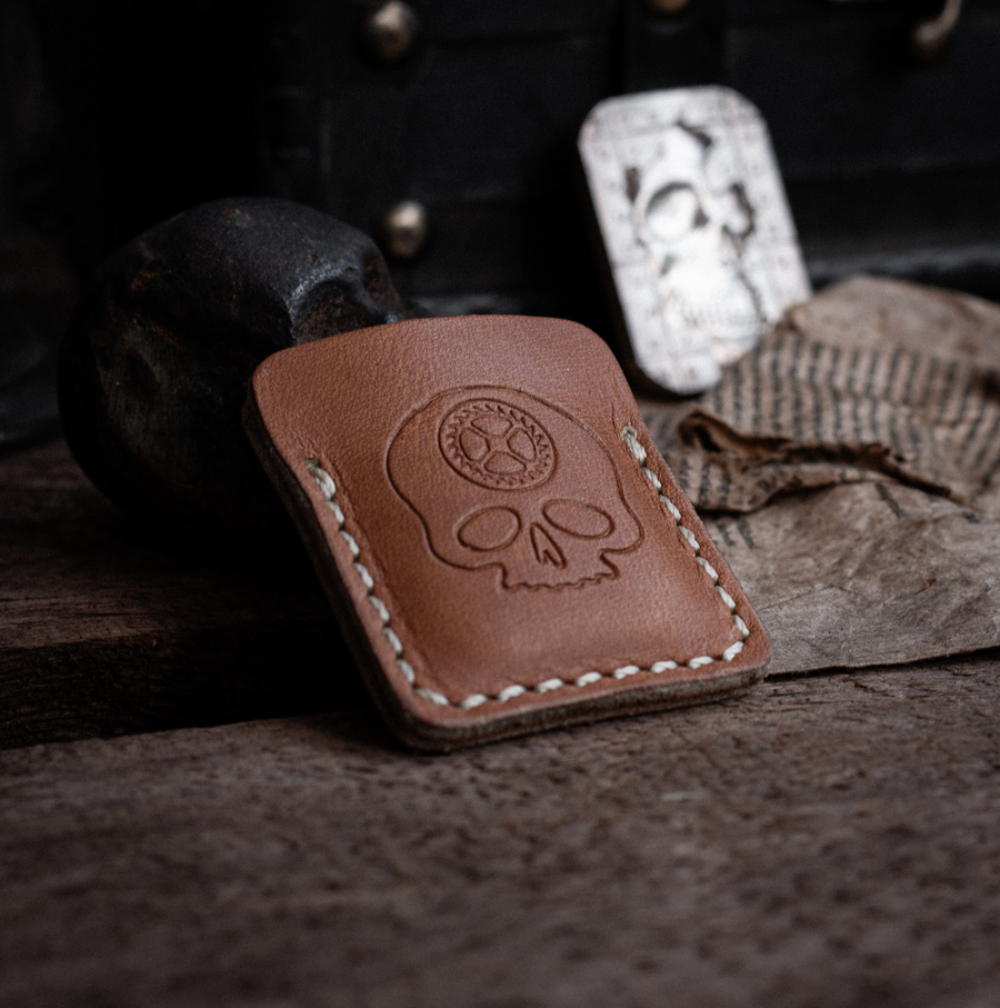 Leather Sleeves for Memento Mori Worry Stones