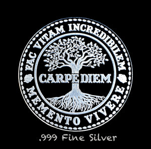 Carpe Diem Coin - .999 Fine Silver (back)