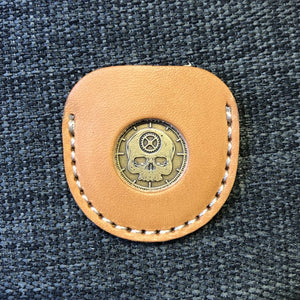 Leather Sleeves for Coins & Tempus Fugit Worry Stones